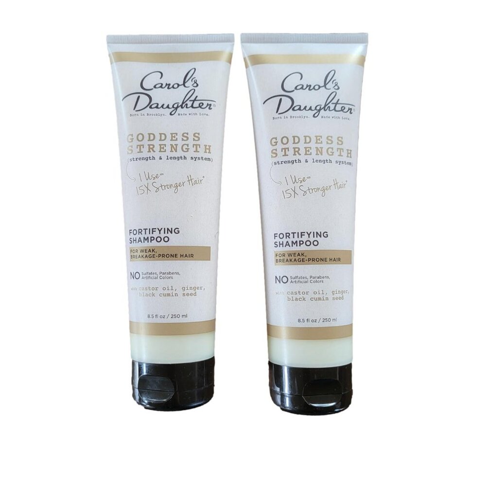 Carol's Daughter Goddess Strength Fortifying Hair Shampoo 8.5 oz. 2 Pack New